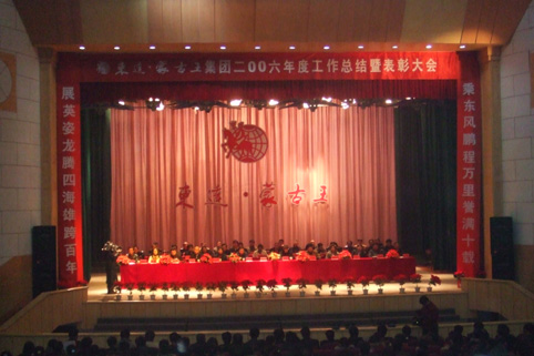 东达集团2006年度工作总结暨先进表彰大会